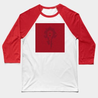 WOW Horde Pattern Baseball T-Shirt